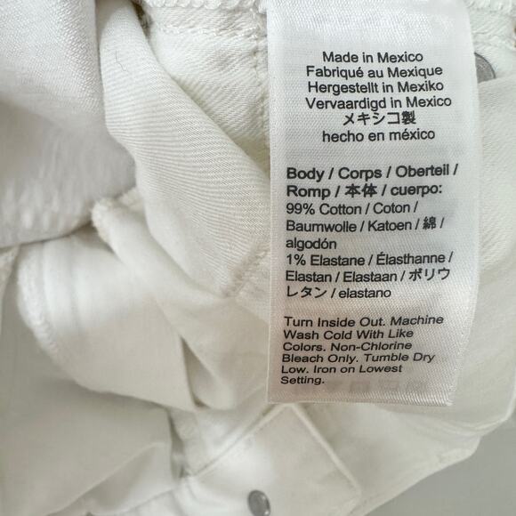 J.Crew Tall Full Length Slim Wide Leg Jean White Relaxed High Rise US 31 T NWT - Picture 13 of 14